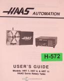 Haas-Haas EC300, Mini Horizontal OPerators Addendum Manual 2003-EC300-02